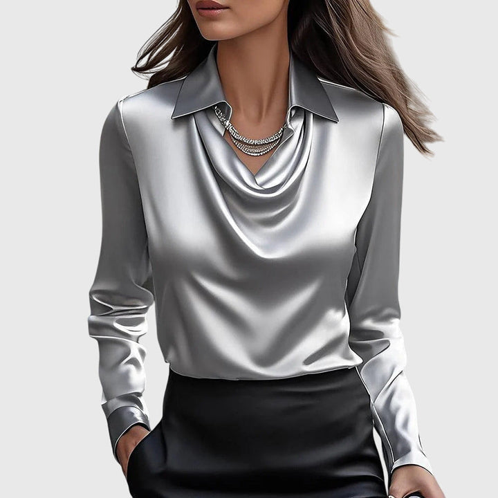 Valeria™ | Blusa Elegante con Drapeado