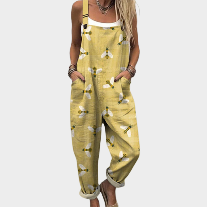 Nicoline - Pantalones con peto cómodos y estampados