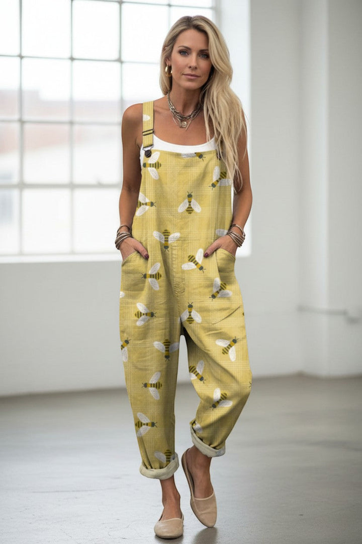 Nicoline - Pantalones con peto cómodos y estampados