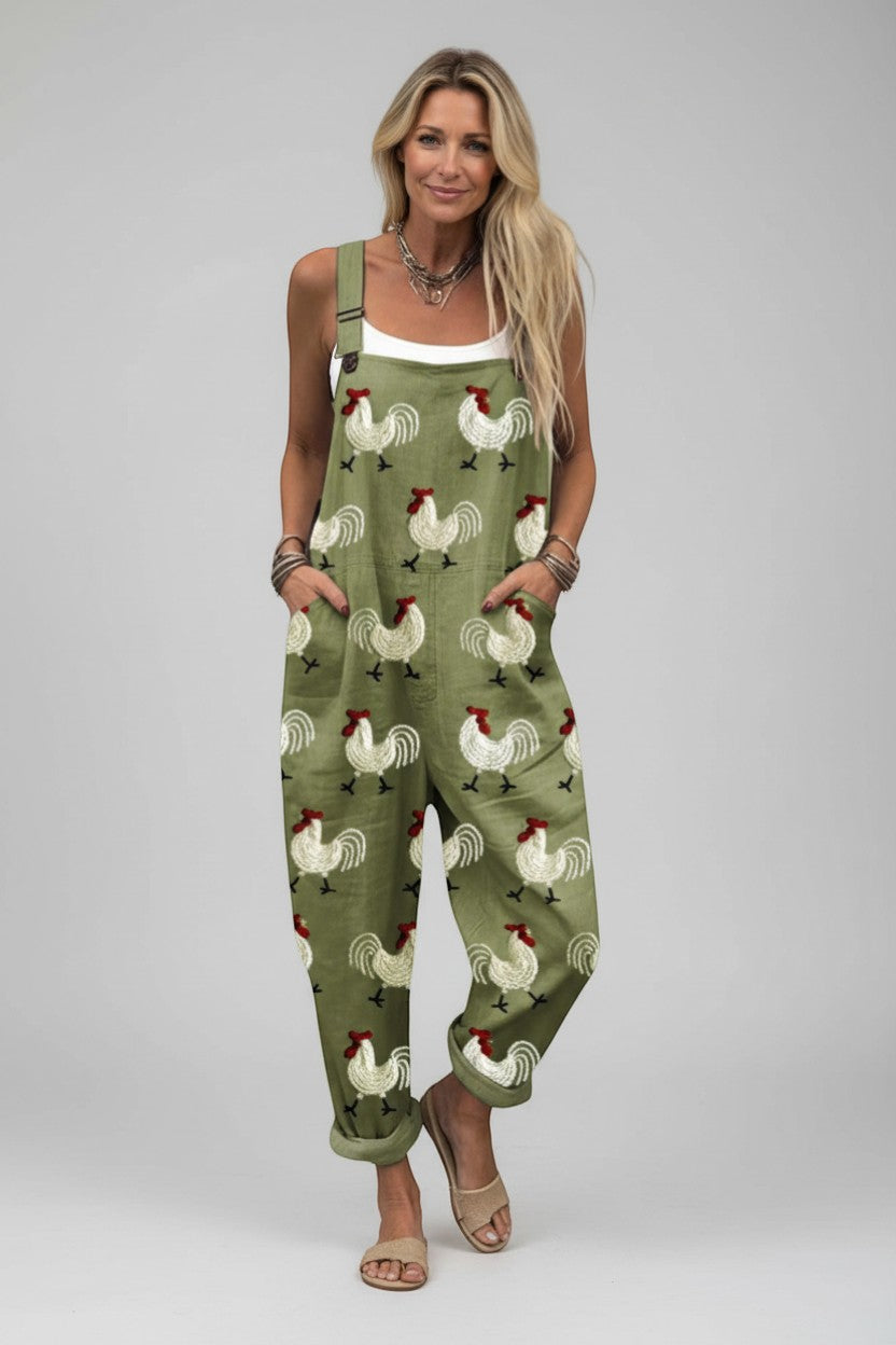 Nanna - Pantalones con peto cómodos y estampados