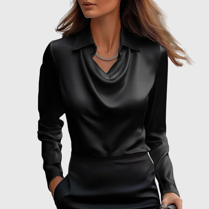 Valeria™ | Blusa Elegante con Drapeado