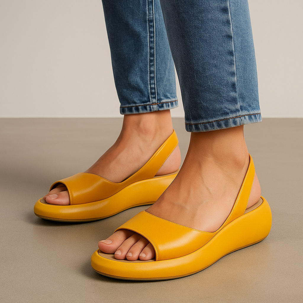 Orisyn - Sandalias minimalistas con punta abierta