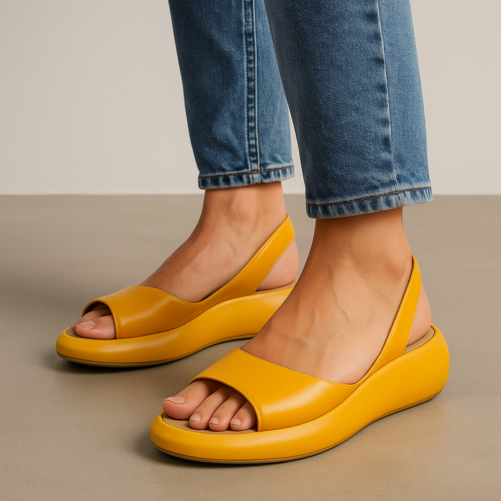Orisyn - Sandalias minimalistas con punta abierta