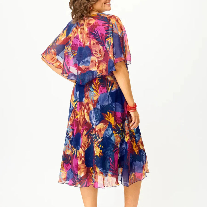BARBARA | Vestido cómodo de gasa para tallas grandes