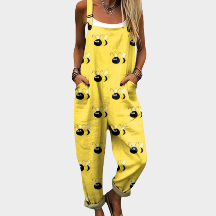 Signe - Pantalones con peto cómodos y estampados