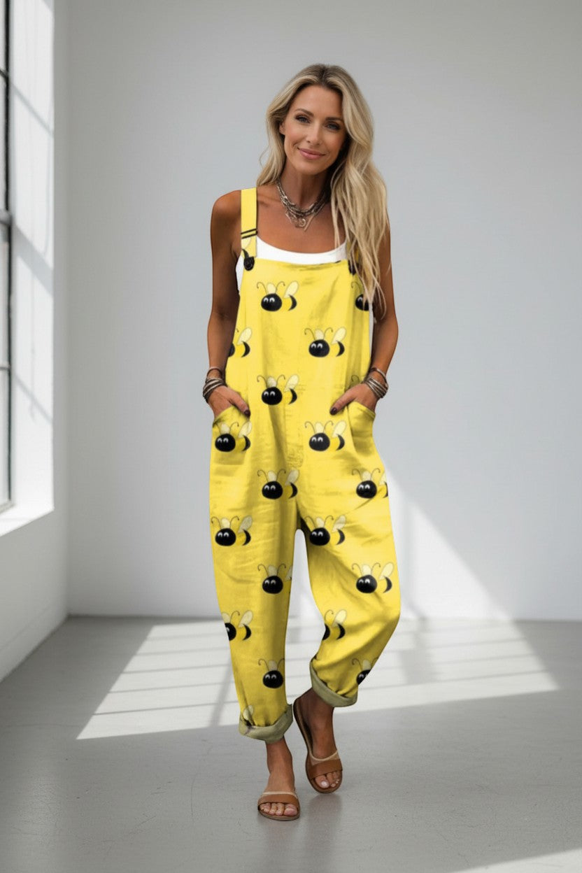 Signe - Pantalones con peto cómodos y estampados