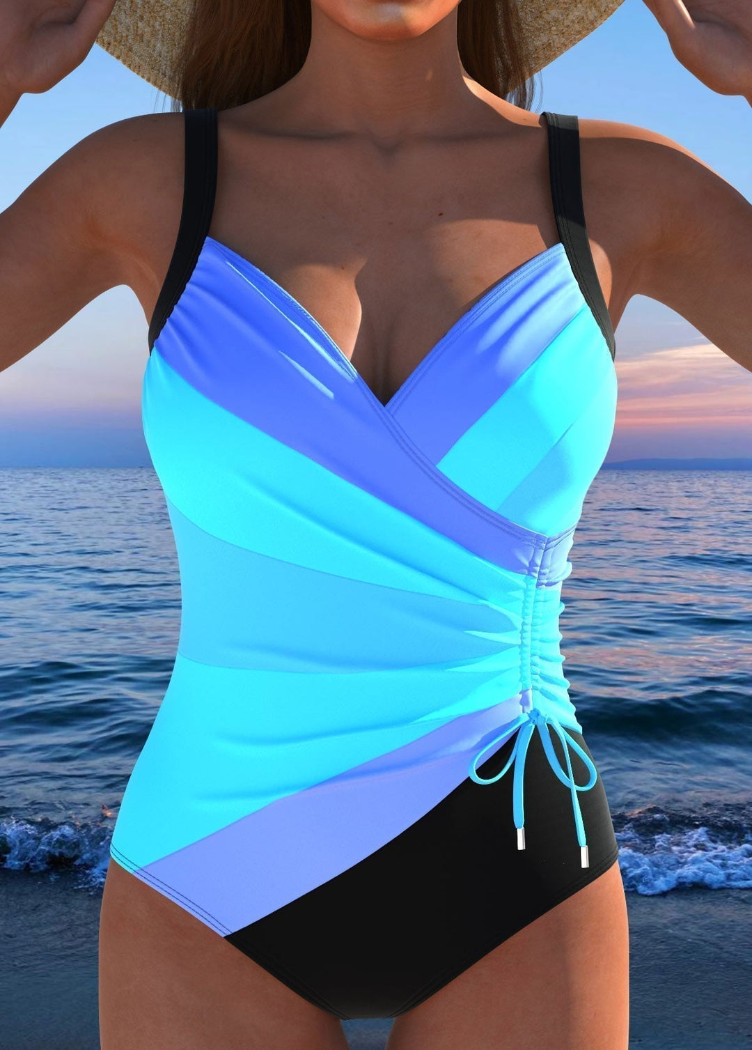 Éloria – Elegante bañador con estampado colorido