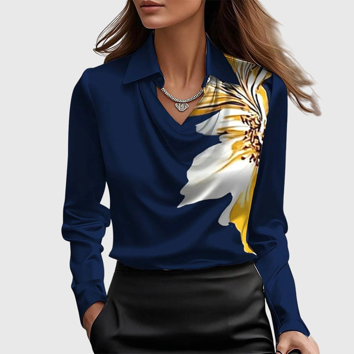 Valeria™ | Blusa Elegante con Drapeado