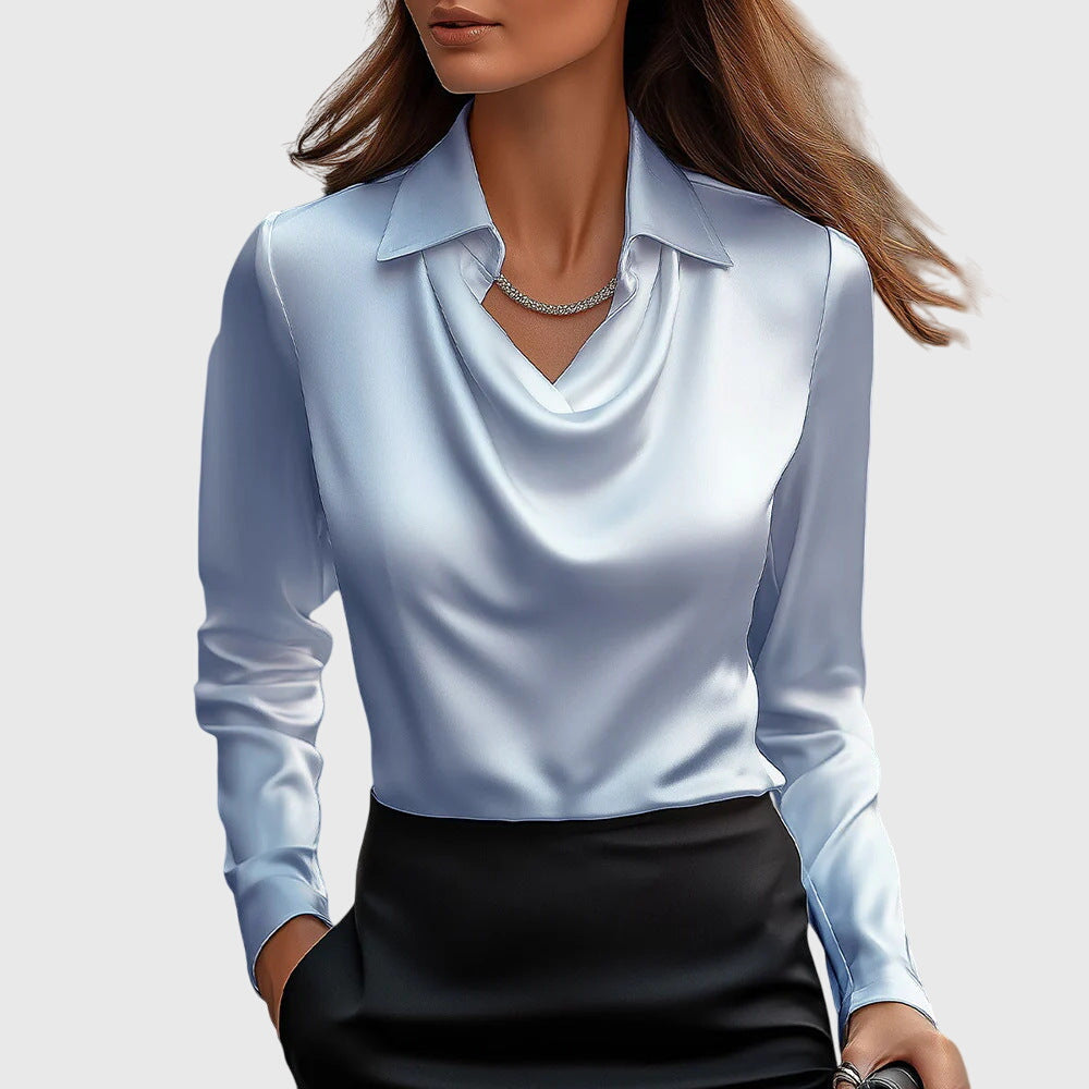 Valeria™ | Blusa Elegante con Drapeado