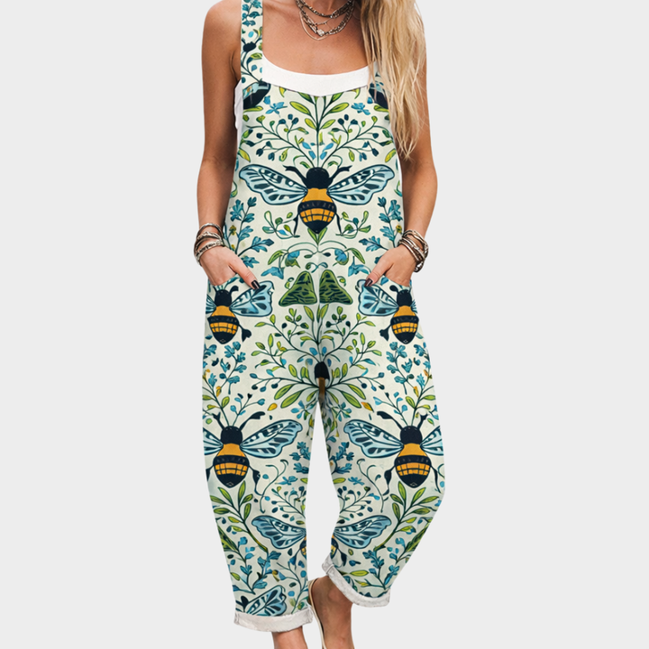 Ingrid - Pantalones con peto cómodos y estampados
