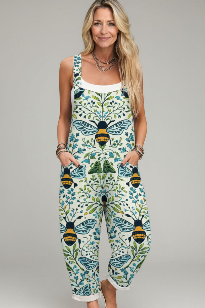 Ingrid - Pantalones con peto cómodos y estampados