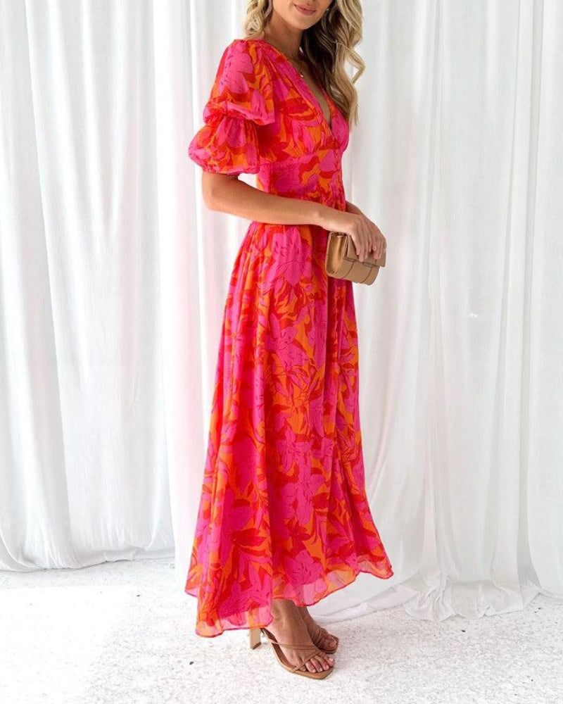 DELACROIX | Vestido Maxi Brillo Solar