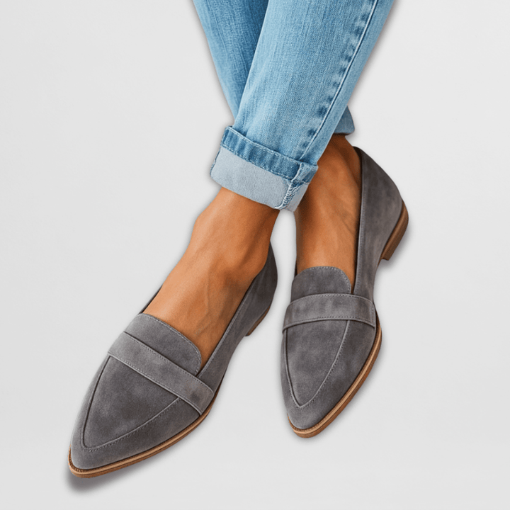 Helen | Zapatillas ortopédicas de gamuza suave
