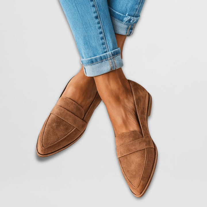 Helen | Zapatillas ortopédicas de gamuza suave