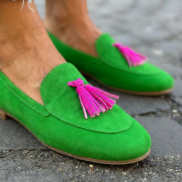 Mónica | Mocasines con Borlas