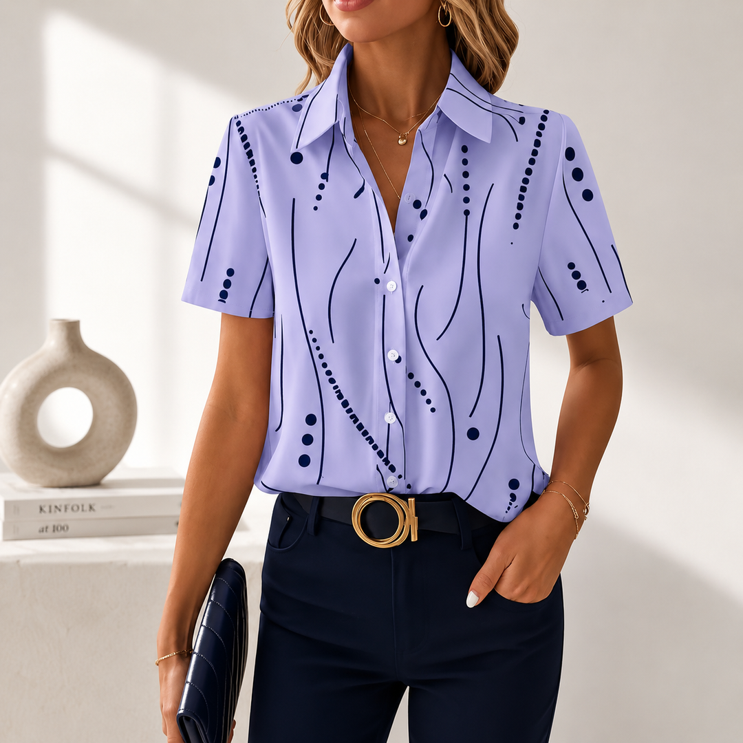 Aveline Blusa abstracta