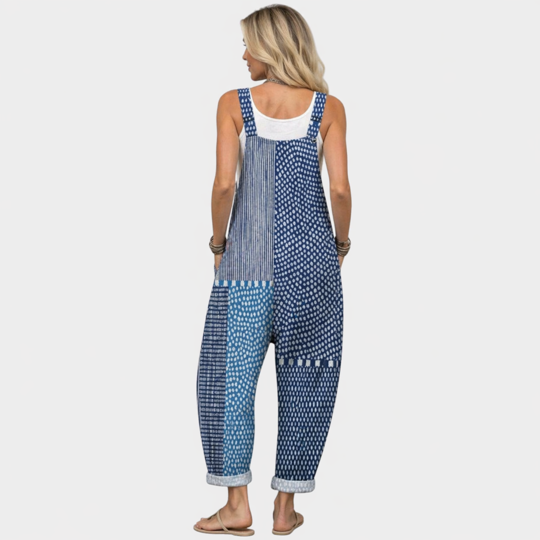 Lene - Pantalones con peto cómodos y estampados