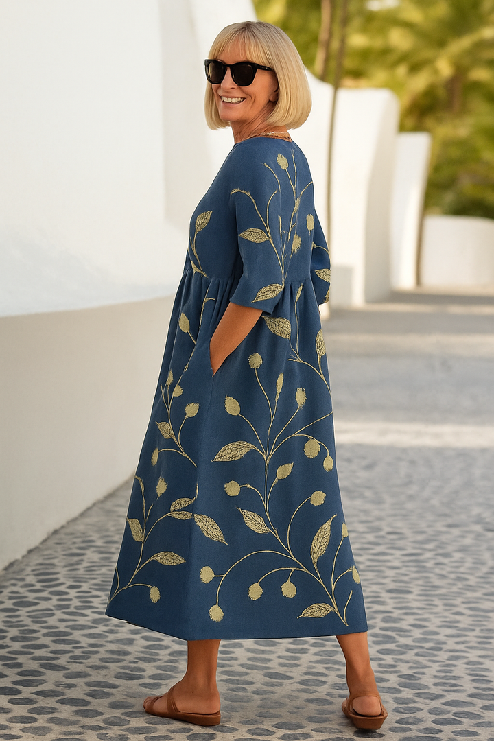 Eliza | Vestido midi holgado
