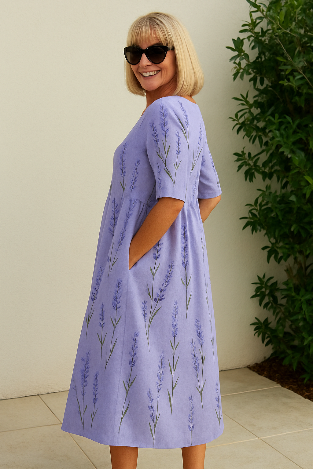 Eliza | Vestido midi holgado