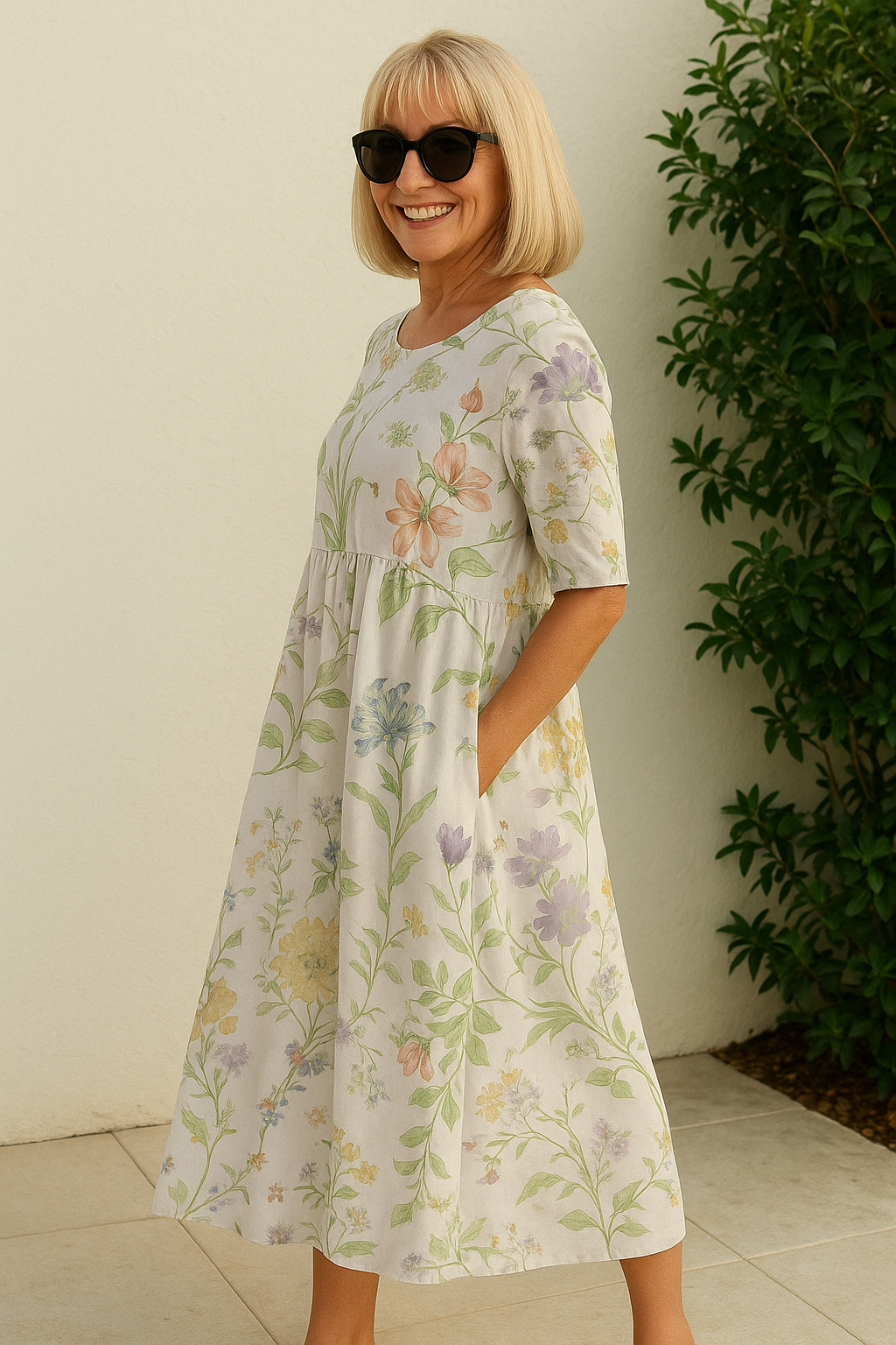 Eliza | Vestido midi holgado