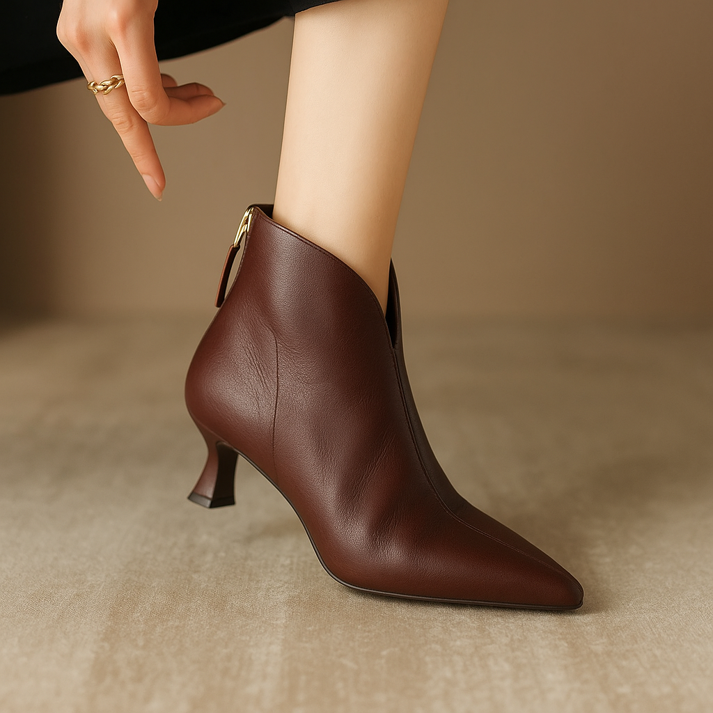 Emilia Botines de punta afilada