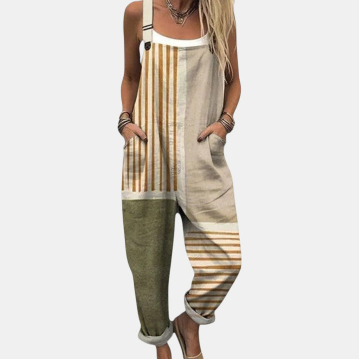 Freja - Pantalones con peto cómodos y estampados