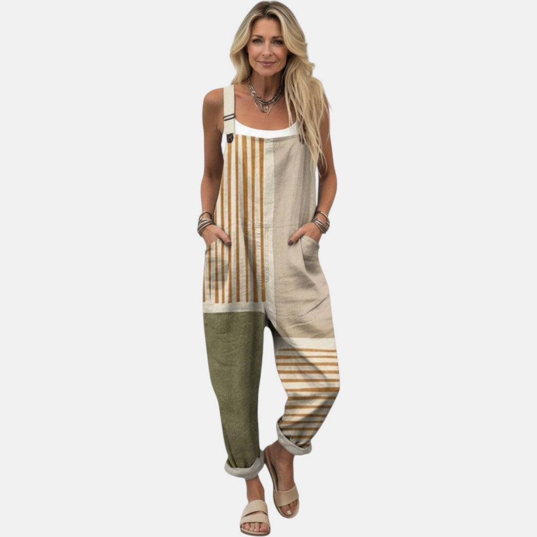 Freja - Pantalones con peto cómodos y estampados