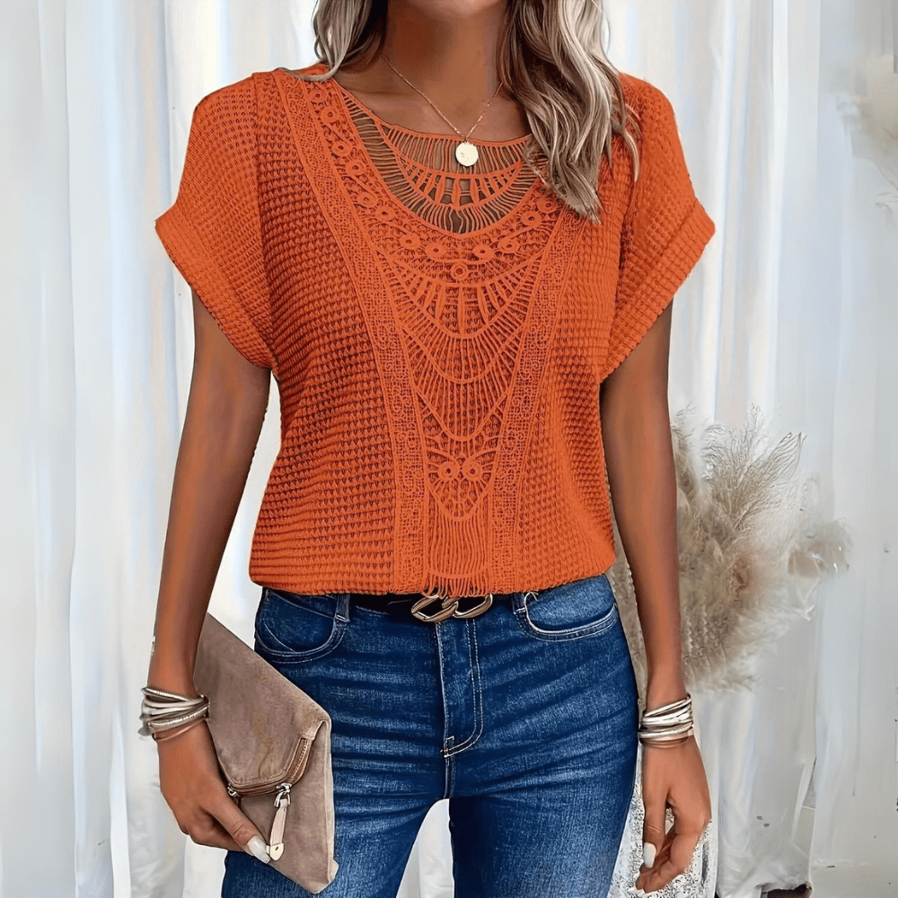 SIMONE | Elegante Top Al Estilo Ibiza