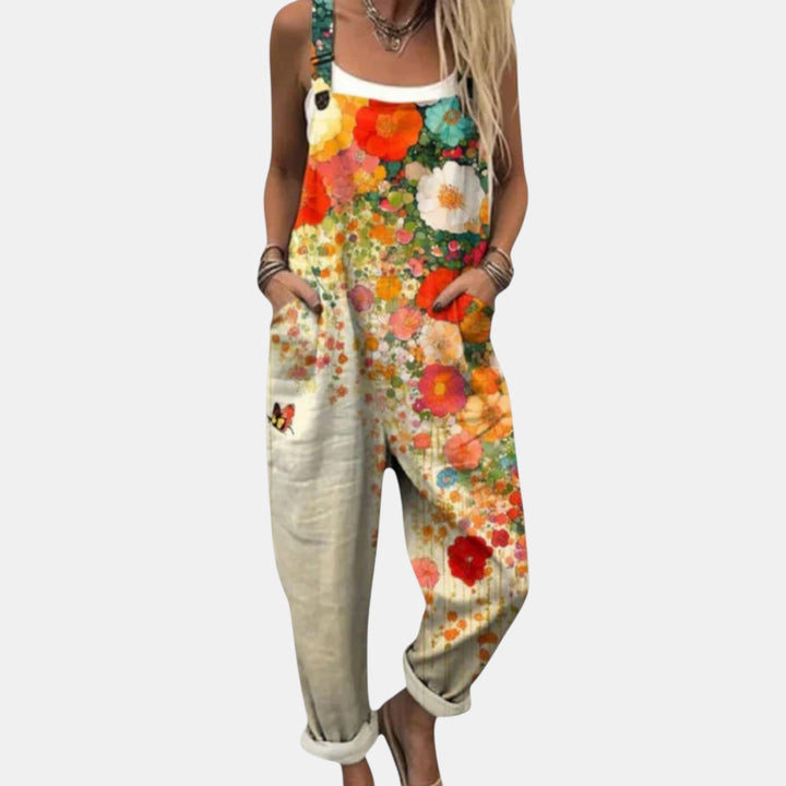 Ida - Pantalones con peto cómodos y estampados