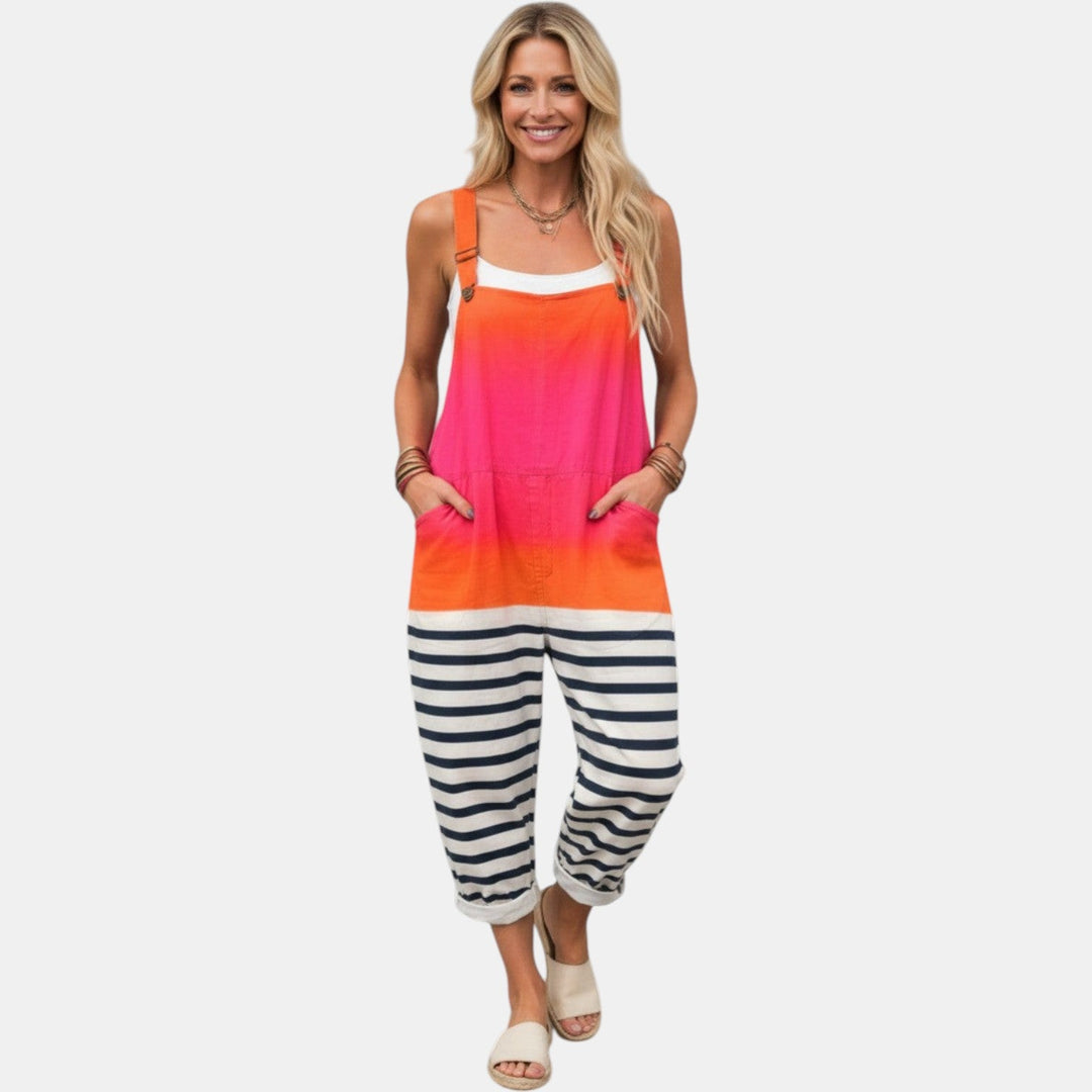 Isabella - Pantalones con peto cómodos y estampados