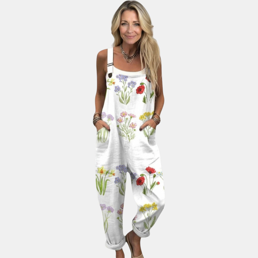 Lone - Pantalones con peto cómodos y estampados