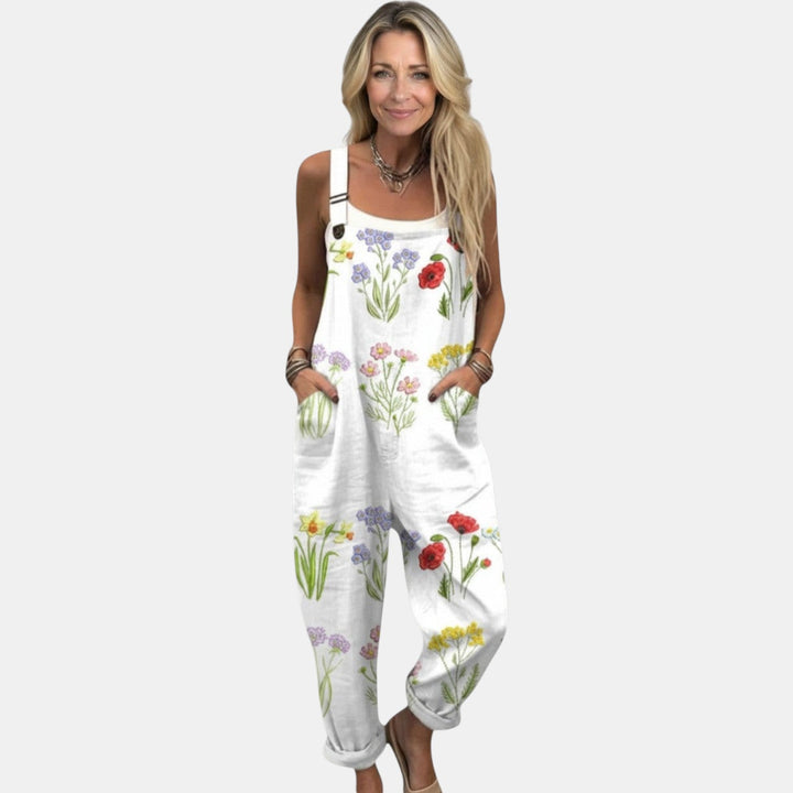 Lone - Pantalones con peto cómodos y estampados