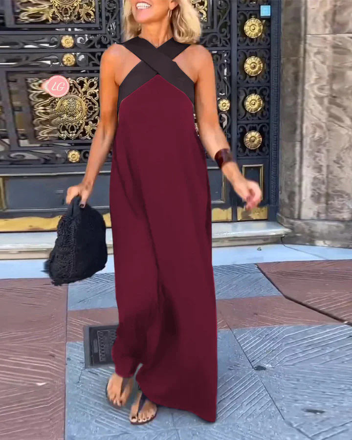 DELPHINE | Vestido con corte cruzado