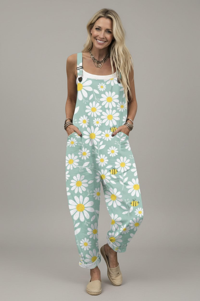 Frederikke - Pantalones con peto cómodos y estampados