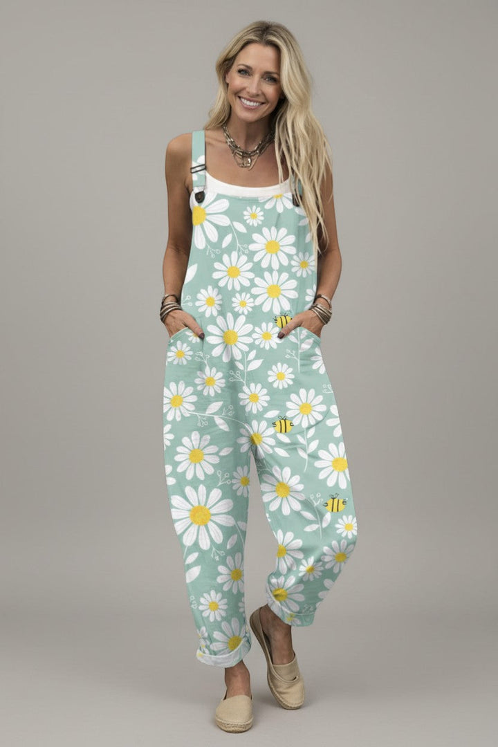 Frederikke - Pantalones con peto cómodos y estampados