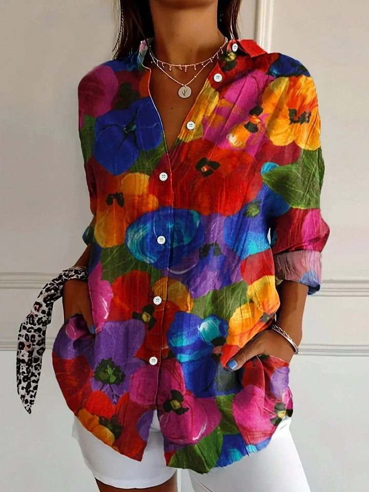Rina™ | Blusa con estampado colorido