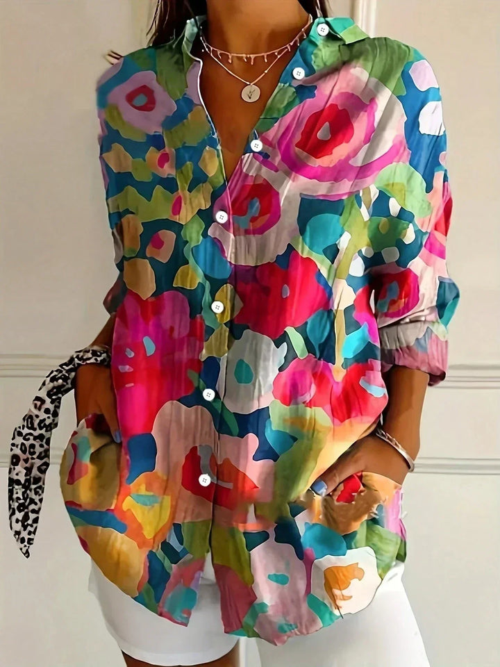 Rina™ | Blusa con estampado colorido