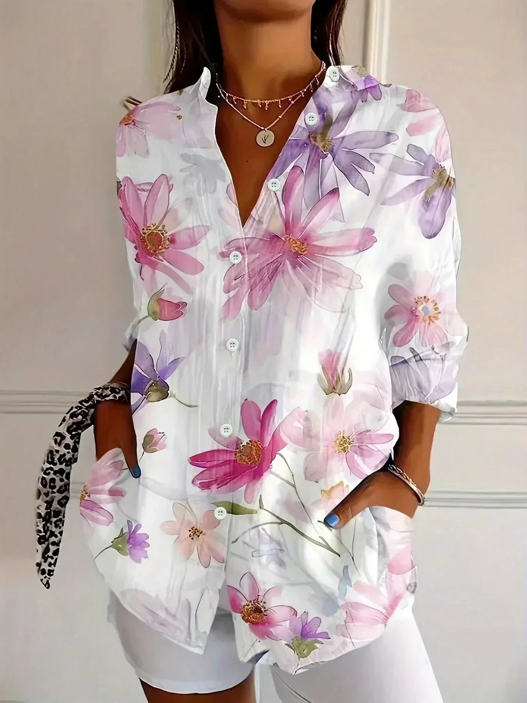 Rina™ | Blusa con estampado colorido