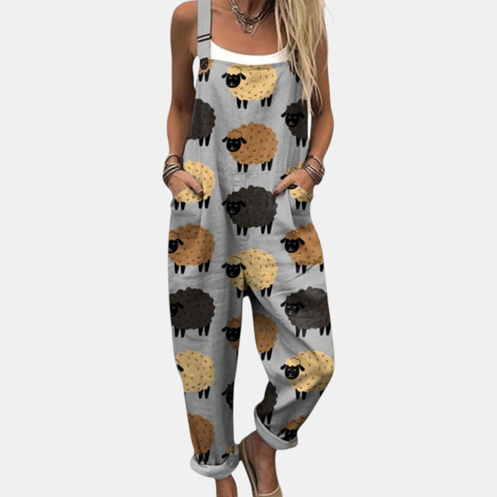 Sofie - Pantalones con peto cómodos y estampados