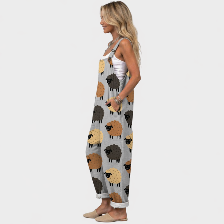 Sofie - Pantalones con peto cómodos y estampados