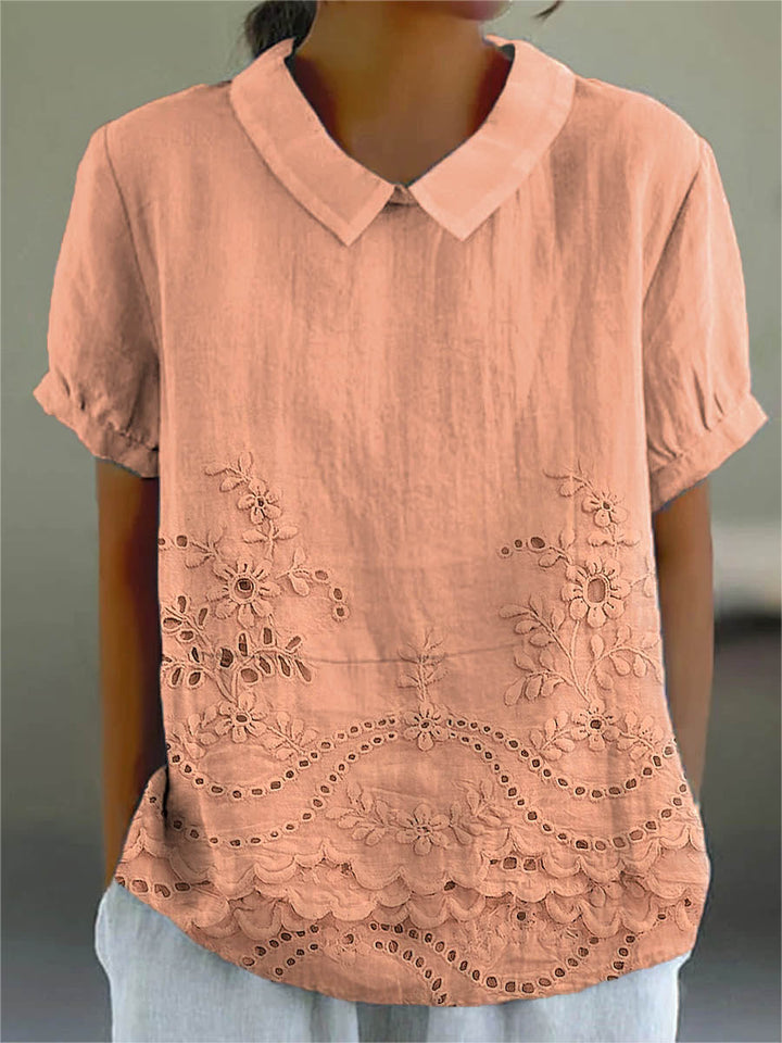 Lily | Blusa con bordados florales