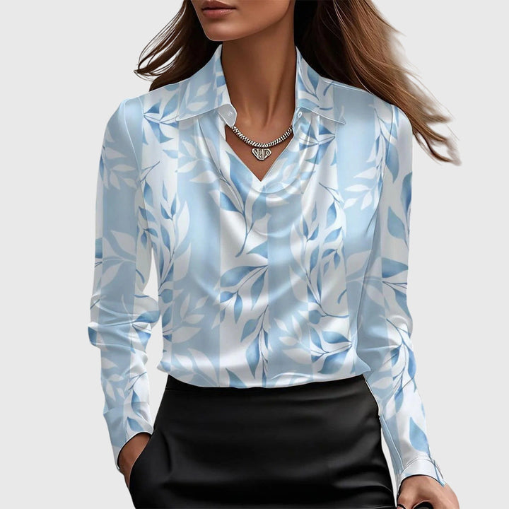 Valeria™ | Blusa Elegante con Drapeado