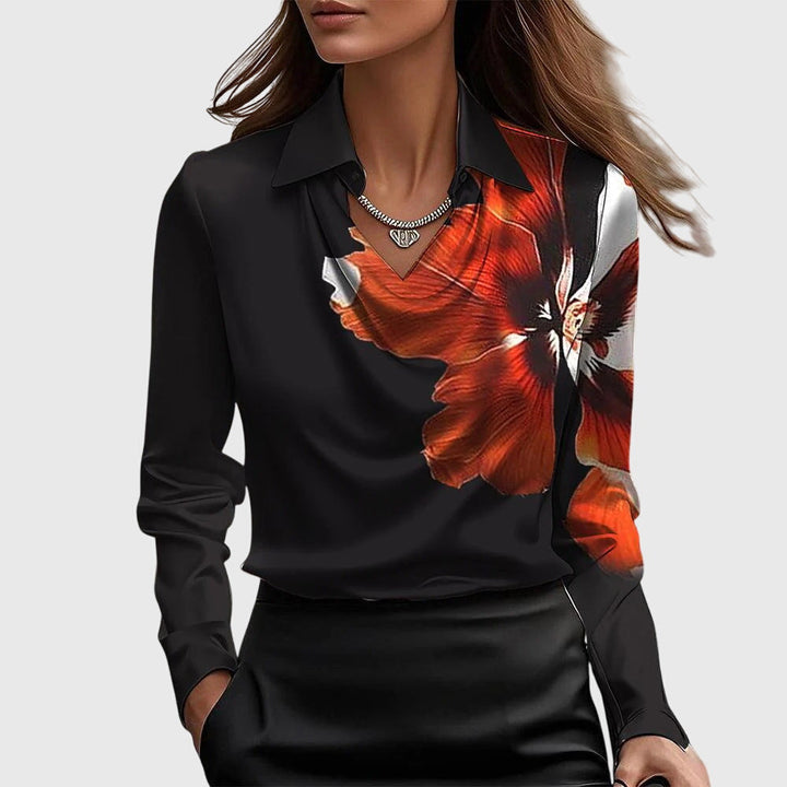 Valeria™ | Blusa Elegante con Drapeado