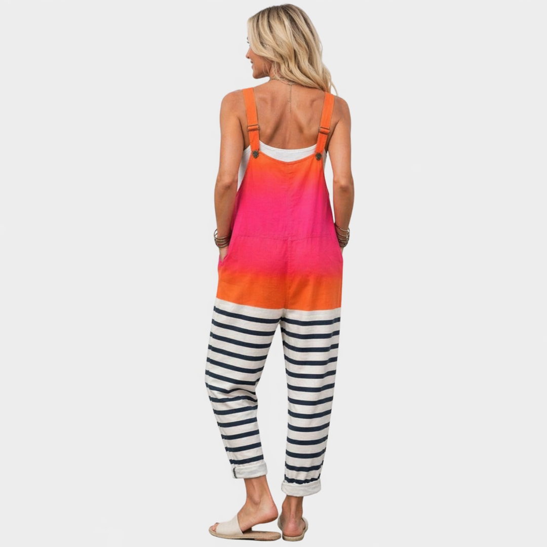 Isabella - Pantalones con peto cómodos y estampados
