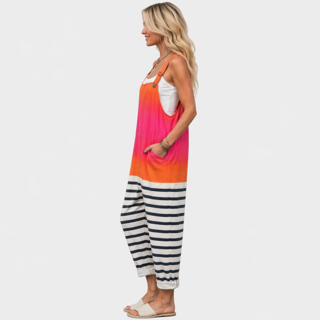 Isabella - Pantalones con peto cómodos y estampados