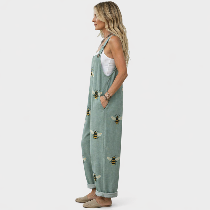 Susanne - Pantalones con peto cómodos y estampados